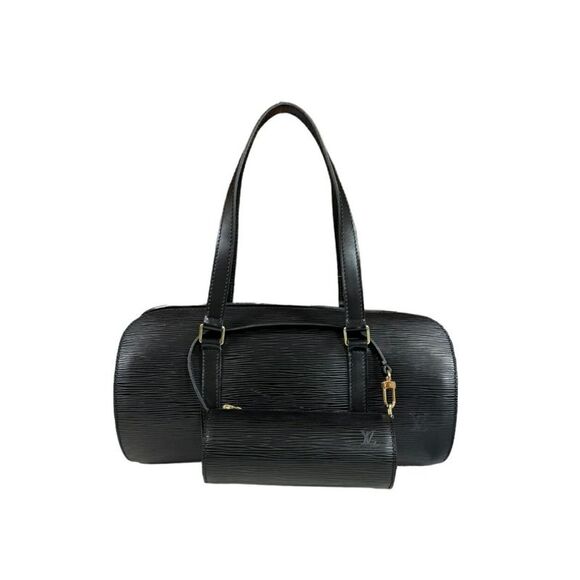 Pre Loved Louis Vuitton Petit Noe Epi Leather Handbag Women Black - Picture 1 of 8